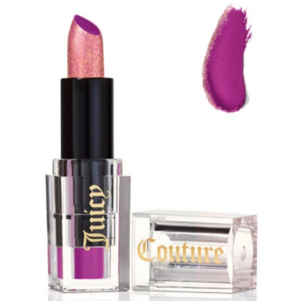 Juicy Couture Glitter Velour Lipstick #01 Crown Jewel .13 oz